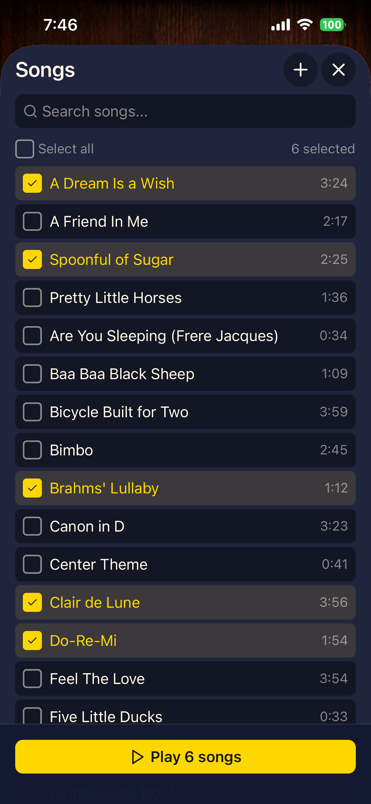 LullaBox — full lullaby collection with 50+ songs